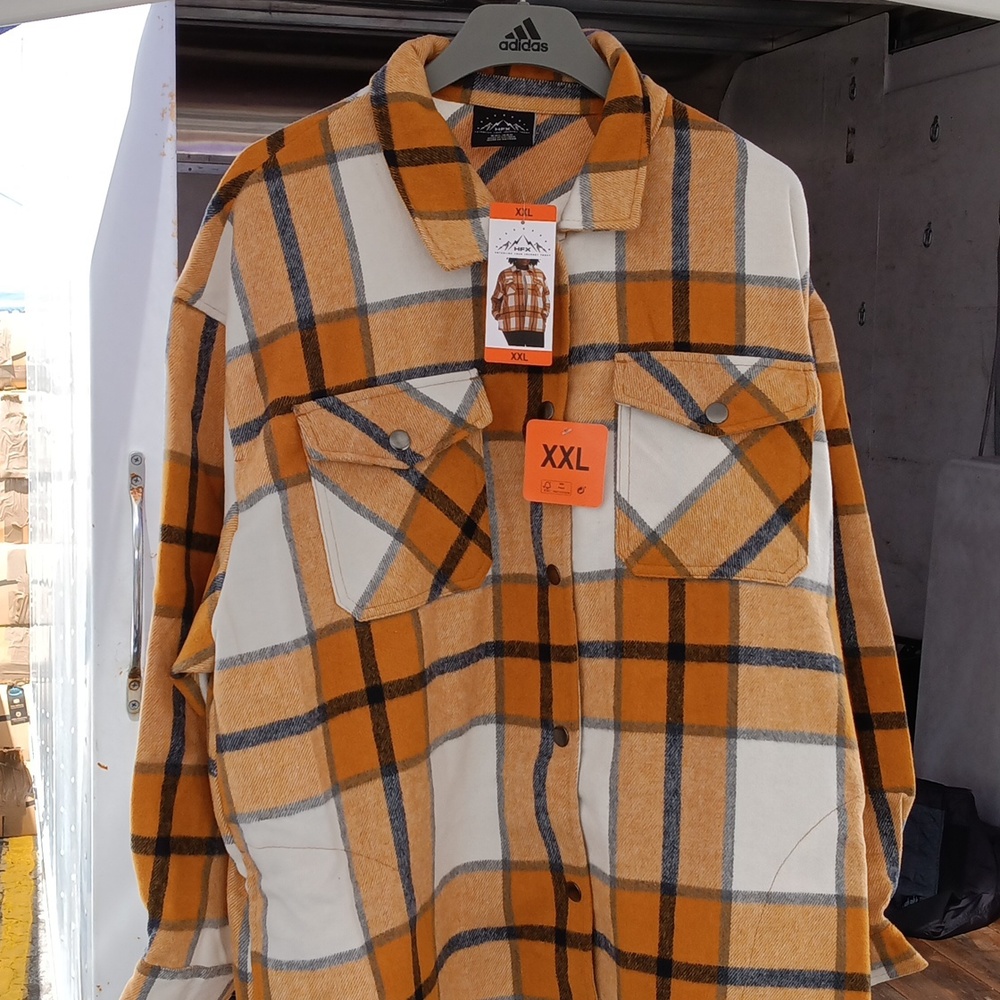 HFX Plaid Shirt Jacket
